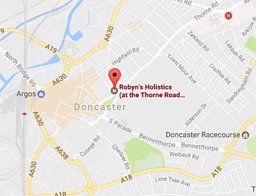 Robyn's Holistics in Doncaster Map